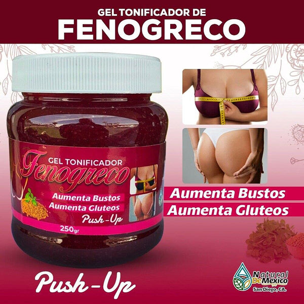 Gel de Fenogreco aumenta Bustos y Gluteos naturalmente, senos, pompis