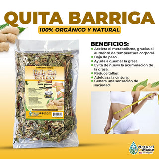 Compuesto Herbal Quita Barriga Bolsa de 4 Oz