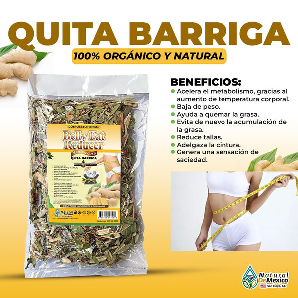 Compuesto Herbal Quita Barriga Bolsa de 4 Oz