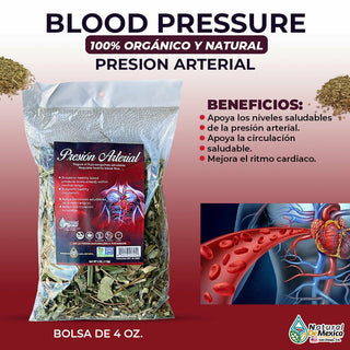Presion Arterial Compuesto Herbal 4 oz. 113gr. Blood Pressure Mezcla de Plantas