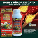 Noni, Cat's Claw, Soursop & Moringa Drinkable Tonic 4 in 1 500ml. antioxidant
