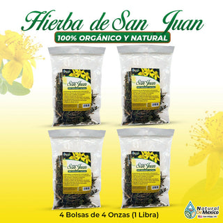 Hierba de San Juan 1 Lb (4/4 oz)-453g. John's Wort Flower Natural Tea Deep Sleep