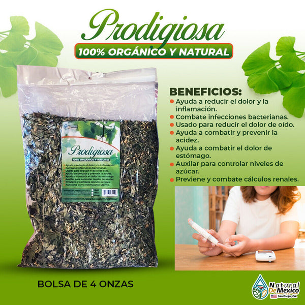 Prodigiosa Prodijiosa Siempre Viva ayuda a regular niveles de azucar 4onzas-113g