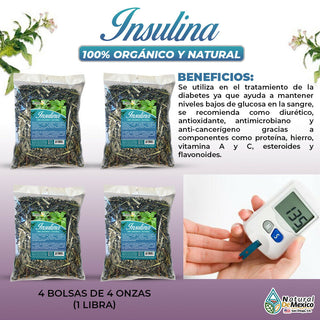 Insulina gymnema sylvestre regula los niveles de azúcar 1 Lb (4 de 4 oz) - 453g.