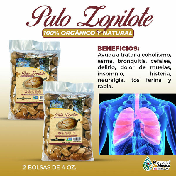 Palo Zopilote Semilla de Caoba 8 oz-227g (2/4 oz) Mahogany Seeds Salud Pulmonar