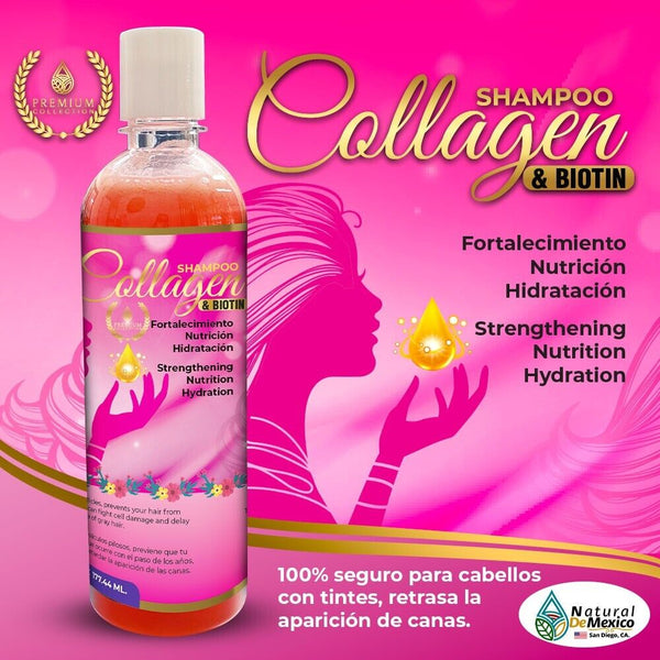 Hyaluronic Acid with Collagen Combo Shampoo, Capleta and Soap Bar Skin & Hair