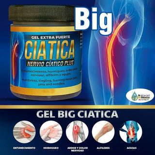 Sciatica Gel BIG 250gr. Sciatic Nerve Plus, Extra Strong Gel, Sciatic Nerve Pain