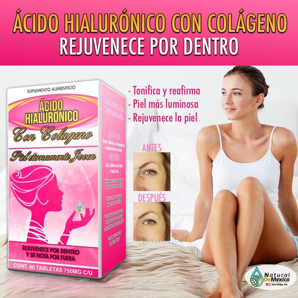 Hyaluronic Acid with Collagen Combo Shampoo, Capleta and Soap Bar Skin & Hair