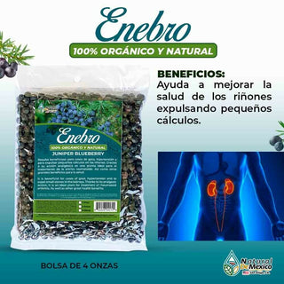Enebro Hierba/Tea 4 oz-113g Juniper Herbal Berries, Urinary Tract Health