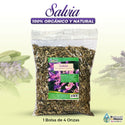 Salvia Sage Leaf hierba tea Salbia para digestion y balance hormonal 4onzas-113g