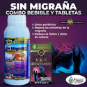 No Migraine Drinkable Combo and Headache Caplets, No Migraine Premium
