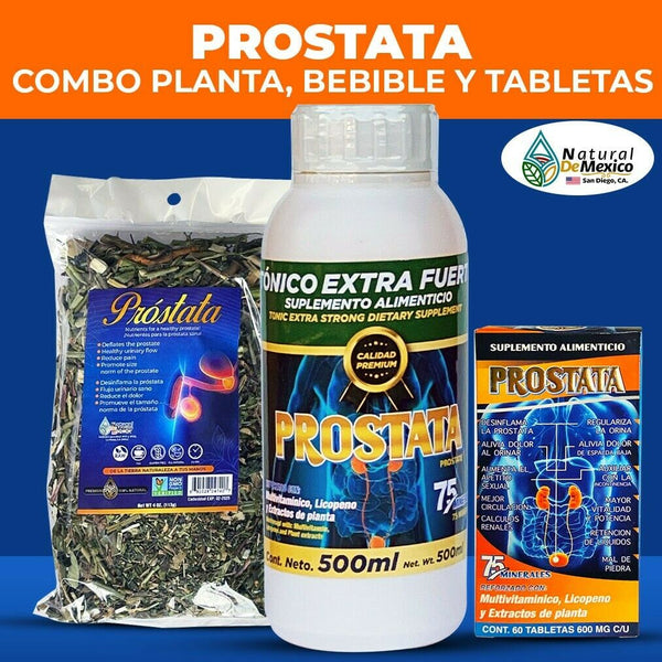 Prostata Prostate Compound, Drinkable and Tablets Support Health Urinary Flow