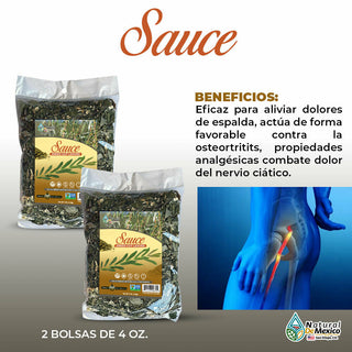 Sauce, Sauce Blanco Tea 8 oz-227g (4/4 oz.) Dried Cut Leaves Planta Medicinal