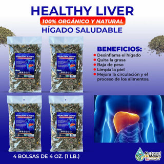 Higado Saludable Compuesto Herbal 1 lb. 453gr. (4/4 oz.) Health Liver Herb Tea
