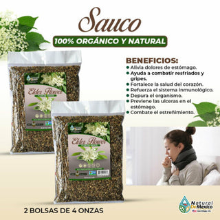 Herbal/Tea Elder Flower 8 Oz-226g (2-4oz) Herbal/Tea Elder Flower ImmunoSupport