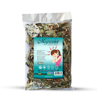 Migraña Herbal/Tea 1 Lb-453gr.(4 de 4 oz.) For Control Migraine And Headache