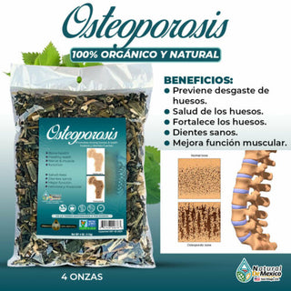Osteoporosis Herbal/Tea 4 oz-113g. Fortalece y Reconstruye Huesos, Bone Health
