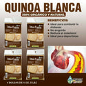 Quinoa Blanca Te Herbal 1 lb. 453 gr. Fibra Vegana 100% No Engorda, Colesterol