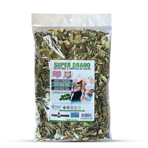 Super Drano Intestinal y Limpieza de Colon Compuesto Herbal 8 oz. 227gr.