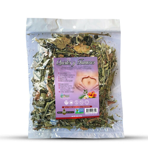 Quistes y Tumores Herbal/Tea 1 Lb-453gr (4de 4 oz) Papiloma Ulceras, Hemorragias