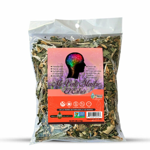Me Vale Madre el Estrés Tea 1 Lb-453gr. (4 de 4 Oz) Headache Anxiety Depression