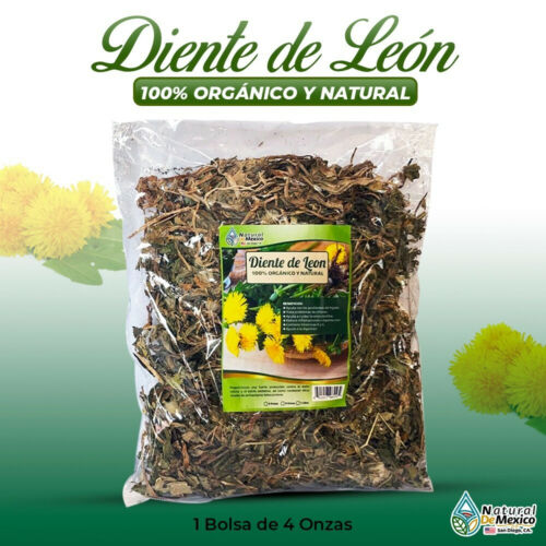 Diente de Leon Herbal Tea 4 oz-113g Dandelion Leaf & Root, Detox Kidney Tea