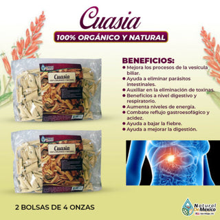 Cuasia Quassia Bark Herbal/Tea 8 oz-227g 2/4 oz Cuasia Bitter Wood, Gallbladder
