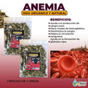 Anemia Vitaminado Compuesto Herbal 8 oz. 227gr. (2/4) Globulos Rojos Sangre Sana