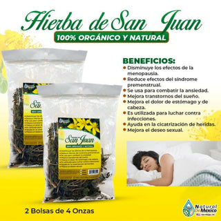 Hierba de San Juan 8 oz-227g (2/4 oz) St. John's Wort FlowerNatural Deep Sleep
