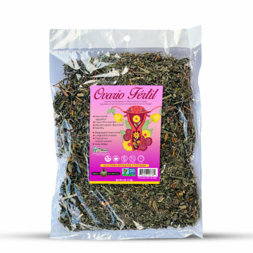 Ovario Fertil Tea 1 Lb-226gr. (4 de 4oz)Dolor de Cintura, Hemorragia Esterilidad