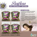 Pasiflora Passion Flower herbal tea evita y ataca insomnio 1 Lb(4 de 4 oz)-453g.