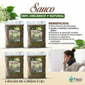 Sauco, Flor de Sauco 1 Lb-453g (4-4oz) Herbal/Tea Elder Flower Immune Support