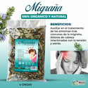 Migraña Herbal/Tea 4 Oz-113gr. For Migraine And Headache Migraña y sus Síntomas