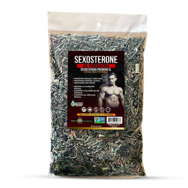 Sexosterona XL Premium Herb Tea 4 oz. 113 gr. Tratamiento Sexual 100% Natural