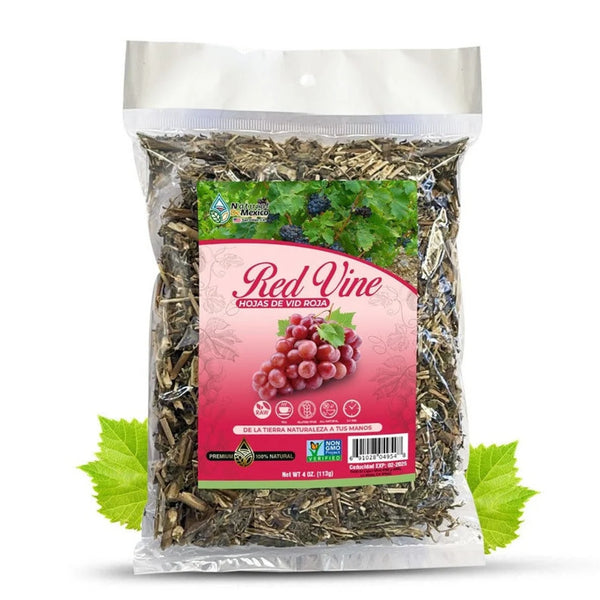 Hojas de Vid Roja 4 oz. 113gr. Red Vine Leaves Herb Tea Para Varices Circulacion